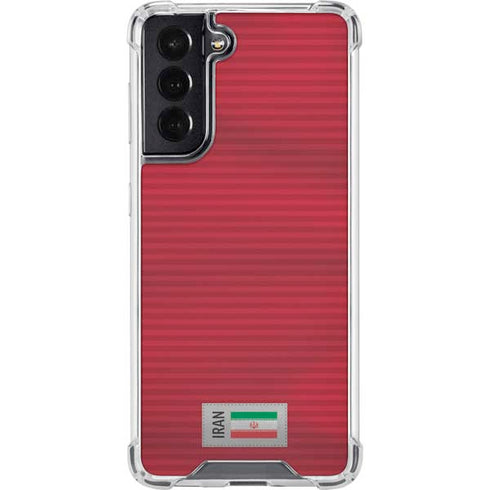 Iran Soccer Flag Galaxy S22 Clear Case