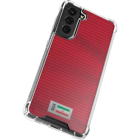 Iran Soccer Flag Galaxy S22 Plus Clear Case