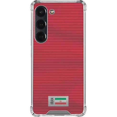 Iran Soccer Flag Galaxy S23 Clear Case
