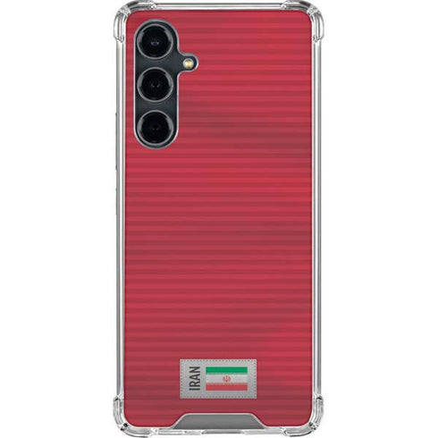 Iran Soccer Flag Galaxy S23 FE Clear Case