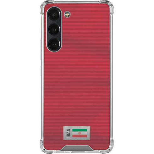 Iran Soccer Flag Galaxy S23 Plus Clear Case