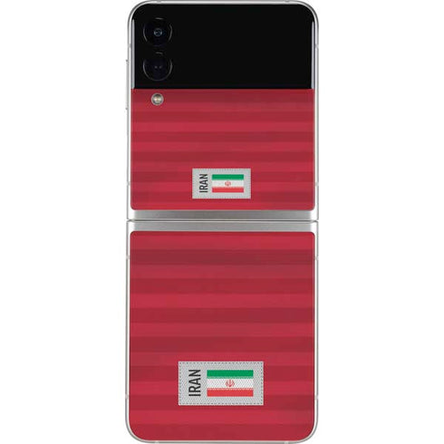 Iran Soccer Flag Galaxy Z Flip3 5G Skin