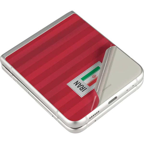 Iran Soccer Flag Galaxy Z Flip3 5G Skin