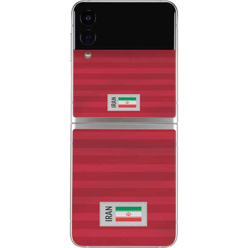 Iran Soccer Flag Galaxy Z Flip4 5G Skin