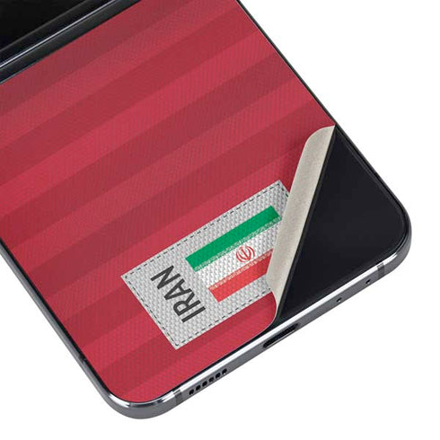 Iran Soccer Flag Galaxy Z Flip5 5G Skin