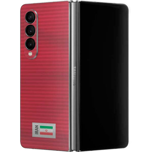 Iran Soccer Flag Galaxy Z Fold4 5G Skin