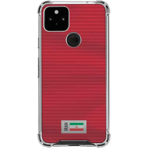 Iran Soccer Flag Google Pixel 4a 5G Clear Case