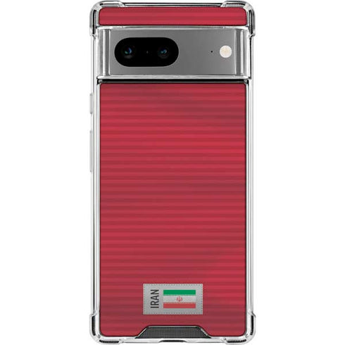 Iran Soccer Flag Google Pixel 8 Clear Case