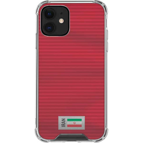 Iran Soccer Flag iPhone 12 Clear Case