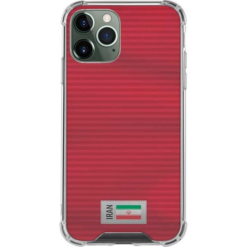 Iran Soccer Flag iPhone 12 Pro Max Clear Case