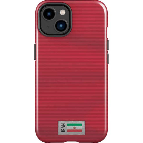 Iran Soccer Flag iPhone 15 Plus Impact Case