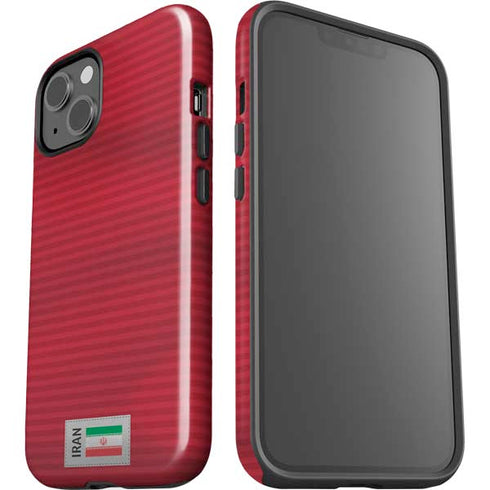 Iran Soccer Flag iPhone 15 Plus Impact Case