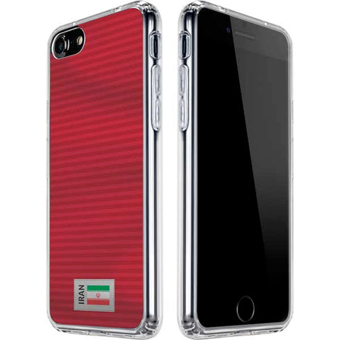 Iran Soccer Flag iPhone SE (2nd & 3rd Gen) Clear Case