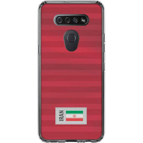 Iran Soccer Flag LG K51/Q51 Clear Case