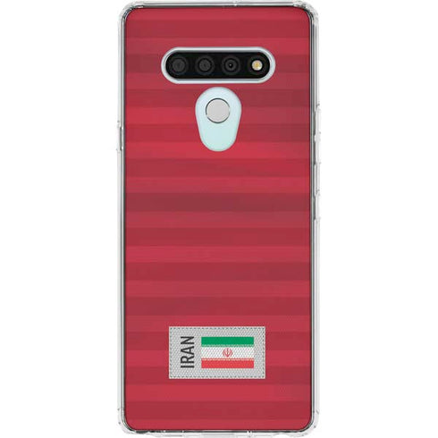 Iran Soccer Flag LG Stylo 6 Clear Case