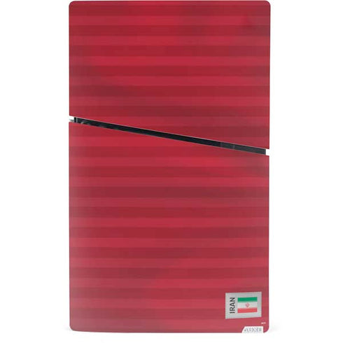 Iran Soccer Flag PS5 Slim Digital Edition Console Skin