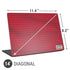 Iran Soccer Flag Universal Laptop 14in (11.4 x 8.2in) Skin