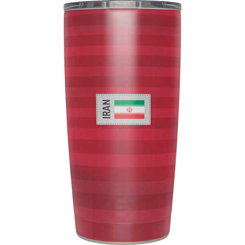 Iran Soccer Flag Yeti 20oz Tumbler Skin