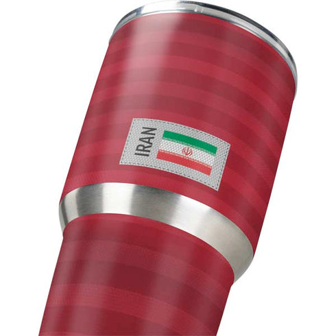 Iran Soccer Flag Yeti 30oz Rambler Tumbler Skin