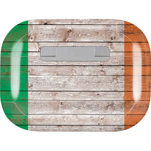 Ireland Flag Dark Wood AirPods Pro 2nd Gen Skin