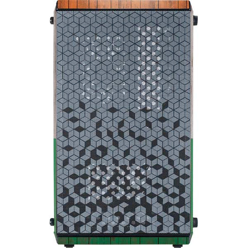 Ireland Flag Dark Wood Cooler Master MasterBox Q300L Mini Tower Skin