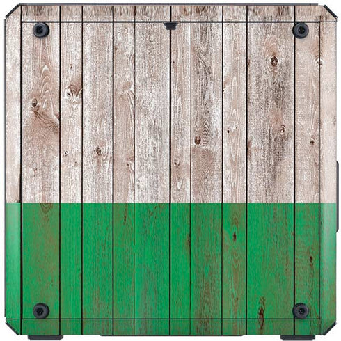 Ireland Flag Dark Wood Cooler Master MasterBox Q300L Mini Tower Skin