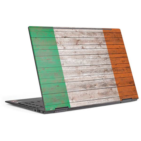 Ireland Flag Dark Wood HP Envy Skin
