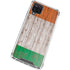 Ireland Flag Dark Wood Galaxy A12 Clear Case