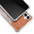 Ireland Flag Dark Wood Galaxy A14 5G Clear Case