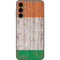Ireland Flag Dark Wood Galaxy A14 5G Skin