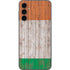 Ireland Flag Dark Wood Galaxy A14 5G Skin