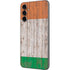 Ireland Flag Dark Wood Galaxy A14 5G Skin