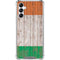 Ireland Flag Dark Wood Galaxy A15 5G Clear Case