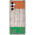 Ireland Flag Dark Wood Galaxy A15 5G Clear Case