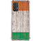 Ireland Flag Dark Wood Galaxy A32 5G Clear Case