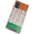 Ireland Flag Dark Wood Galaxy A32 5G Clear Case