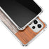Ireland Flag Dark Wood Galaxy A53 5G Clear Case