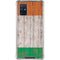 Ireland Flag Dark Wood Galaxy A71 5G Clear Case