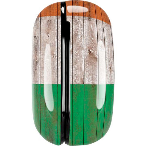 Ireland Flag Dark Wood Galaxy Buds Live Skin
