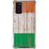 Ireland Flag Dark Wood Galaxy Note20 5G Clear Case