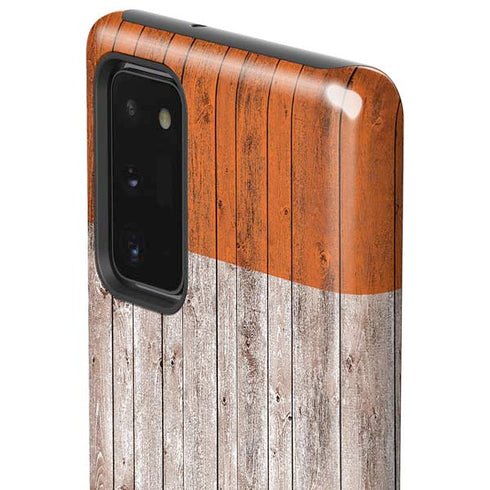 Ireland Flag Dark Wood Galaxy Note20 5G Pro Case