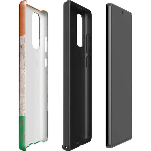 Ireland Flag Dark Wood Galaxy Note20 5G Pro Case