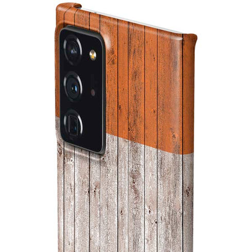 Ireland Flag Dark Wood Galaxy Note20 Ultra 5G Lite Case