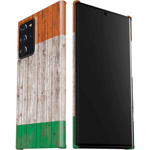 Ireland Flag Dark Wood Galaxy Note20 Ultra 5G Lite Case
