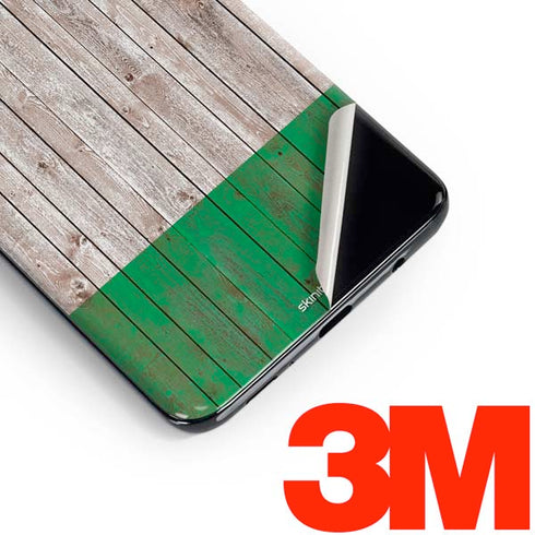 Ireland Flag Dark Wood Galaxy S10 Plus Skin