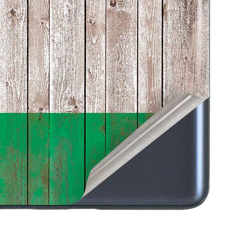 Ireland Flag Dark Wood Galaxy S20 Fan Edition Skin