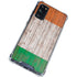 Ireland Flag Dark Wood Galaxy S20 FE Clear Case