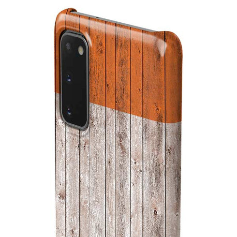 Ireland Flag Dark Wood Galaxy S20 Lite Case