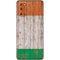 Ireland Flag Dark Wood Galaxy S20 Skin