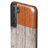 Ireland Flag Dark Wood Galaxy S21 FE Pro Case